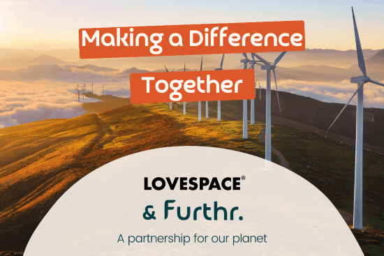 LOVESPACE and Furthr making a difference together